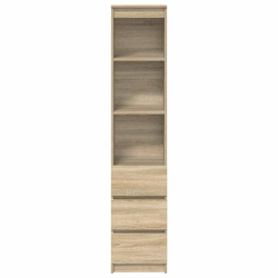 Komoda Sonoma Oak 37,5x35x180 cm Drewno klejone