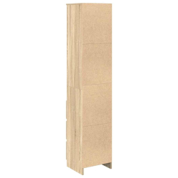 Komoda Sonoma Oak 37,5x35x180 cm Drewno klejone