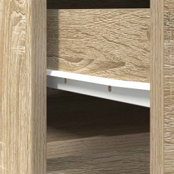 Komoda Sonoma Oak 37,5x35x180 cm Drewno klejone