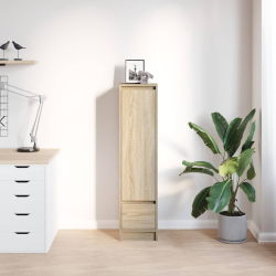 Komoda Sonoma Oak 29,5x34x119,5 cm Drewno klejone