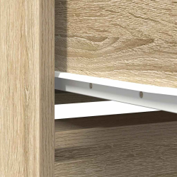 Komoda Sonoma Oak 29,5x34x119,5 cm Drewno klejone