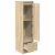 Komoda Sonoma Oak 29,5x34x119,5 cm Drewno klejone
