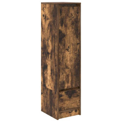 Komoda z drewna klejonego dąb wędzony 29,5x34x119,5 cm