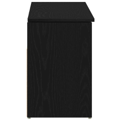 Ławka na buty Czarny dąb 102x30,5x45 cm Drewno klejone
