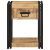Szafka nocna 40x35x50 cm lite drewno surowe mango