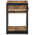 Szafka nocna 40x35x50 cm lite drewno surowe mango