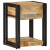 Szafka nocna 40x35x50 cm lite drewno surowe mango