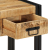 Szafka nocna 40x35x50 cm lite drewno surowe mango
