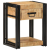 Szafka nocna 40x35x50 cm lite drewno surowe mango