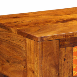 Stolik konsolowy, 110x35x75 cm, lite drewno akacjowe