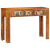 Stolik konsolowy, 110x35x75 cm, lite drewno akacjowe