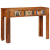 Stolik konsolowy, 110x35x75 cm, lite drewno akacjowe