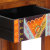 Stolik konsolowy, 110x35x75 cm, lite drewno akacjowe
