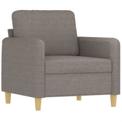 4-cz. komplet wypoczynkowy z poduszkami, taupe, tkanina