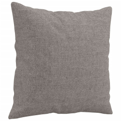 4-cz. komplet wypoczynkowy z poduszkami, taupe, tkanina