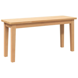 Ławka 90 cm Drewno lite Guma