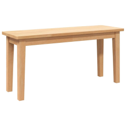 Ławka 90 cm Drewno lite Guma