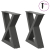 Nogi do stolika kawowego 2 szt. Antracyt 30x(30-31,3) cm Stal