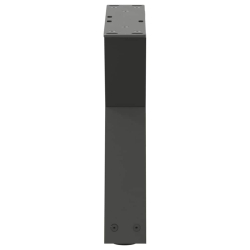 Nogi do stolika kawowego 2 szt. Antracyt 50x(30-31,3) cm Stal