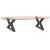 Nogi do stolika kawowego 2 szt. Antracyt 50x(30-31,3) cm Stal