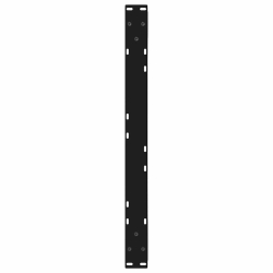 Nogi do stolika kawowego 2 szt. Czarne 70x(30-31,3) cm Stal