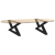 Nogi do stolika kawowego 2 szt. Czarne 70x(30-31,3) cm Stal