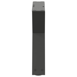 Nogi do stolika kawowego 2 szt. Antracyt 60x(30-31,3) cm Stal