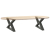 Nogi do stolika kawowego 2 szt. Antracyt 60x(30-31,3) cm Stal