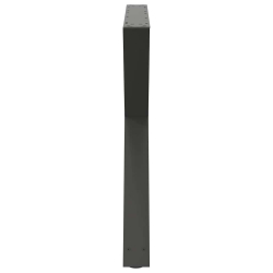 Nogi do stołu jadalnego 2 szt. Antracyt 90x(72-73,3) cm Stal