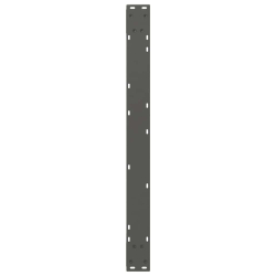 Nogi do stołu jadalnego 2 szt. Antracyt 90x(72-73,3) cm Stal
