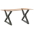 Nogi do stołu jadalnego 2 szt. Antracyt 90x(72-73,3) cm Stal