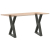 Nogi do stołu jadalnego 2 szt. Antracyt 60x(72-73,3) cm Stal