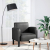 Sofa Fotel z Podłokietnikami Czarny 54 cm Skóra ekologiczna