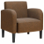 Sofa Fotel z Podłokietnikami Brązowy 54 cm Skóra ekologiczna