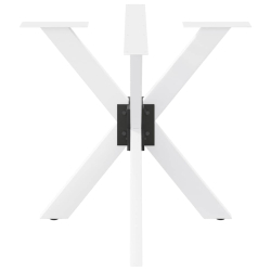 Noga do stołu jadalnego, biały, 85x85x(72-73) cm, stal