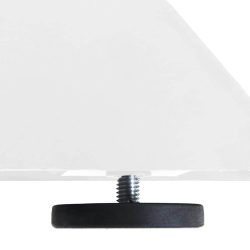 Noga do stołu jadalnego, biały, 85x85x(72-73) cm, stal