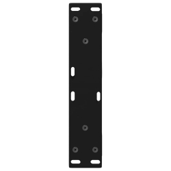 Nogi do stolika kawowego 2 szt. Czarne 40x(30-31,3) cm Stal
