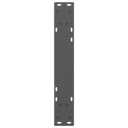Nogi do stołu jadalnego 2 szt. Antracyt 50x(72-73,3) cm Stal