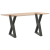 Nogi do stołu jadalnego 2 szt. Antracyt 50x(72-73,3) cm Stal