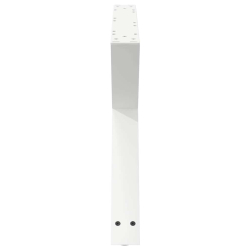 Nogi do stolika kawowego 2 szt. Białe 70x(42-43,3) cm Stal