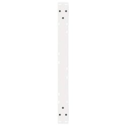 Nogi do stolika kawowego 2 szt. Białe 70x(42-43,3) cm Stal