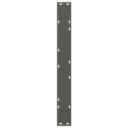 Nogi do stołu jadalnego 2 szt. Antracyt 80x(72-73,3) cm Stal