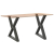 Nogi do stołu jadalnego 2 szt. Antracyt 80x(72-73,3) cm Stal