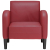 Sofa Fotel z Podłokietnikami Wino Czerwone 54 cm