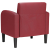 Sofa Fotel z Podłokietnikami Wino Czerwone 54 cm