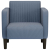 Sofa Fotel z Podłokietnikami Niebieski 54 cm Tkanina Corduroy