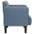 Sofa Fotel z Podłokietnikami Niebieski 54 cm Tkanina Corduroy