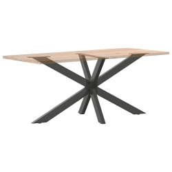 Noga do stołu jadalnego, antracyt, 150x78x(72-73) cm, stal