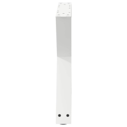 Nogi do stolika kawowego 2 szt. Białe 60x(42-43,3) cm Stal