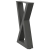 Nogi do stolika kawowego 2 szt. Antracyt 38x(42-43,3) cm Stal